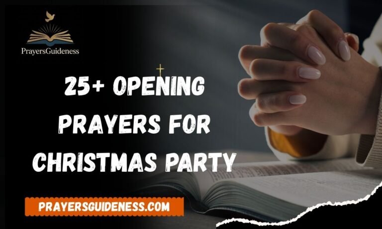 25+ Opening Prayers for Christmas Party