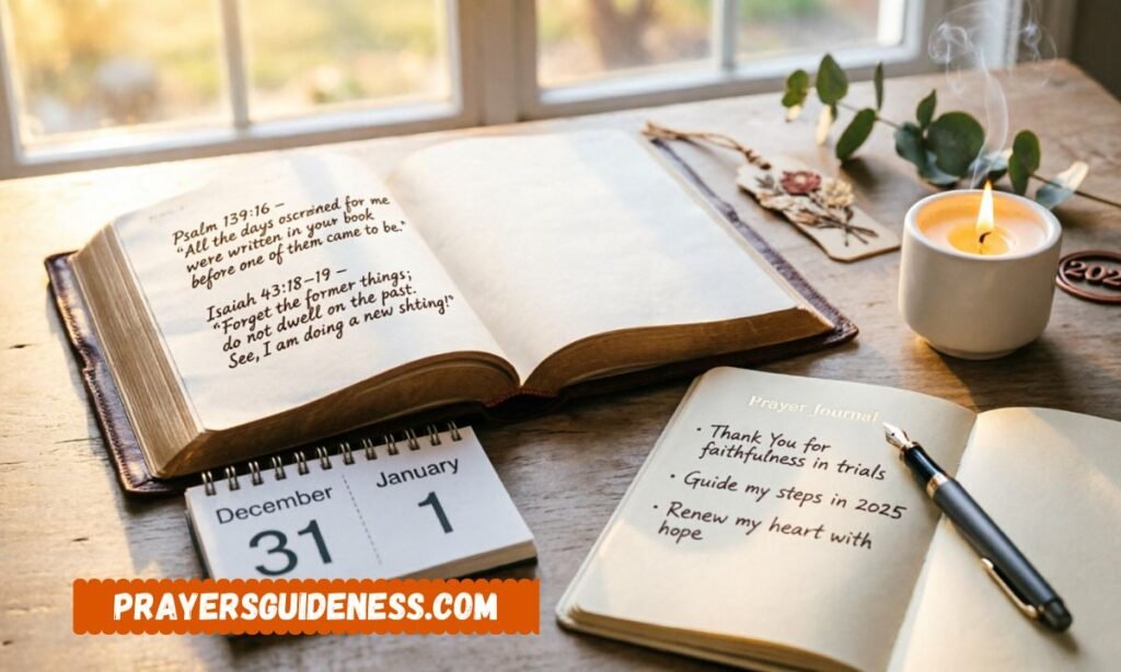End of the Year Prayer Points with Scriptures