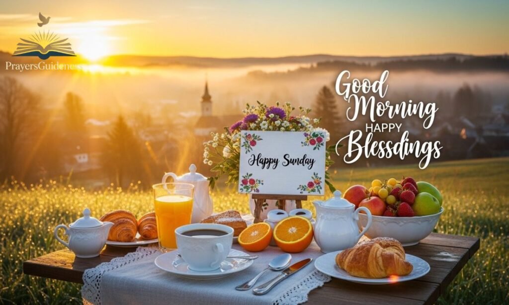 Beautiful Good Morning Happy Sunday Blessings