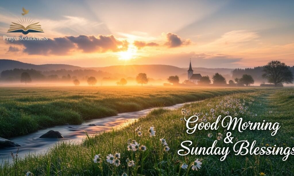 Beautiful Good Morning Sunday Blessings Image