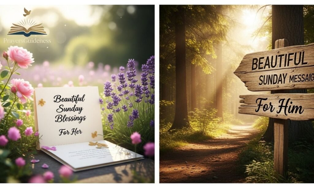 Beautiful Sunday Blessings and Messages for Her and for Him