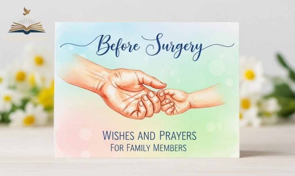Before Surgery Wishes and Prayers for Family Members