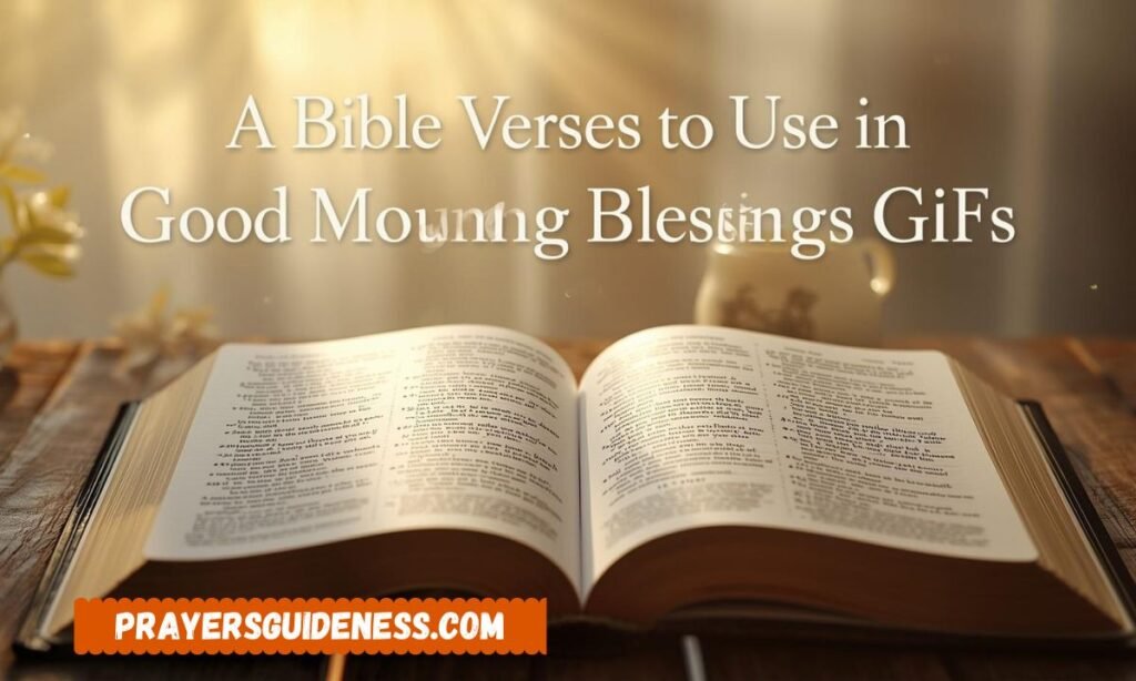 Best Bible Verses to Use in Good Morning Blessings GIFs