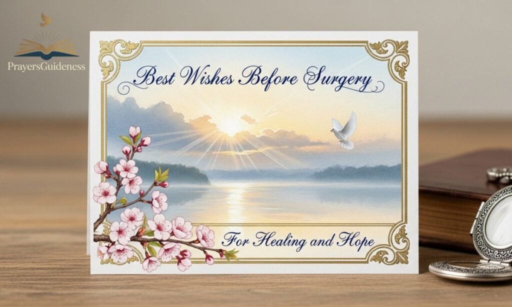 Best Wishes Before Surgery for Healing and Hope