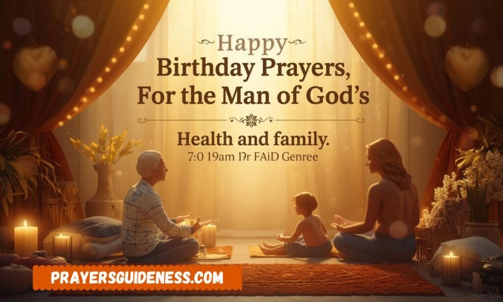 Birthday Prayers for a Man of God's Health and Family