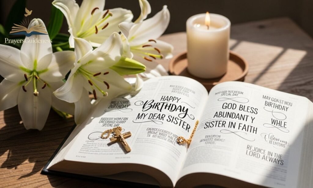 Christian Birthday Prayers for My Sister in Faith