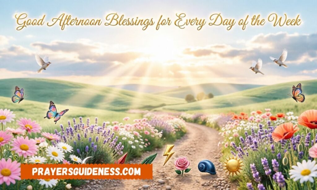 Good Afternoon Blessings for Every Day of the Week