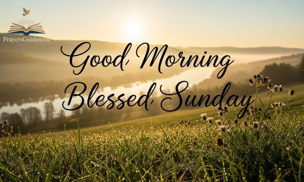 Good Morning Blessed Sunday
