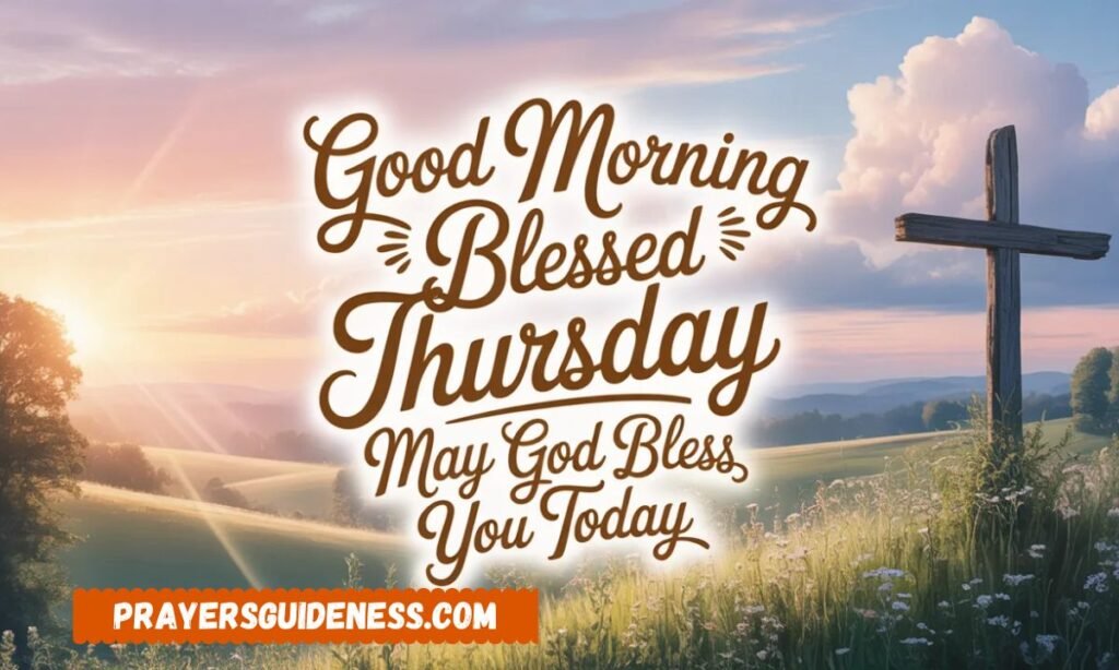 Good Morning Blessed Thursday May God Bless You Today