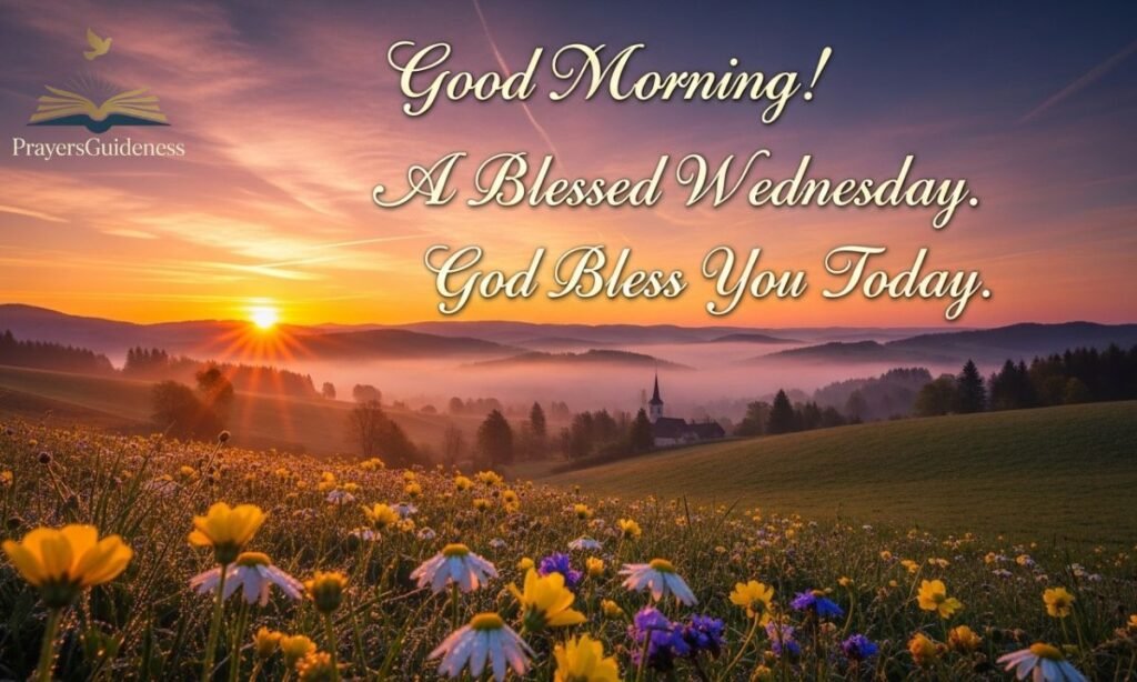 Good Morning Blessed Wednesday God Bless You Today