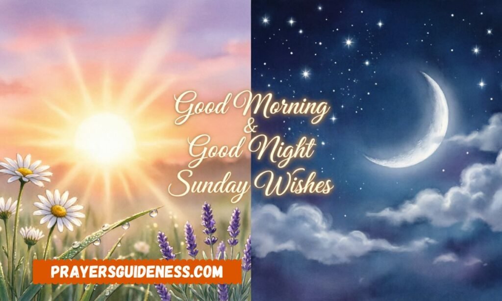 Good Morning & Good Night Sunday Wishes