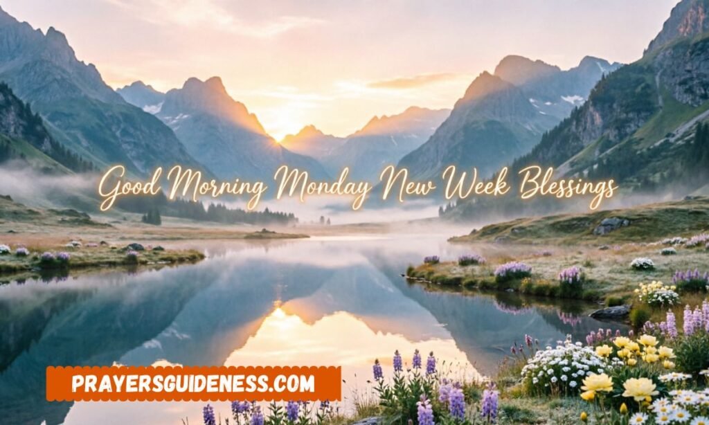 Good Morning Monday New Week Blessings
