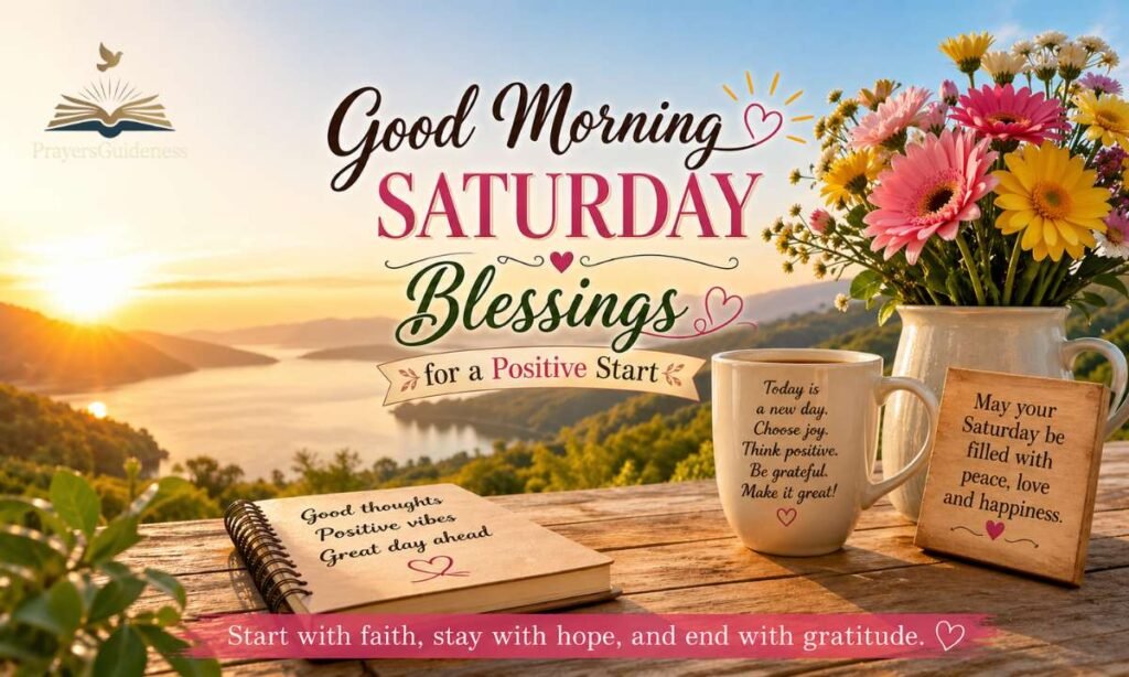 Good Morning Saturday Blessings for a Positive Start