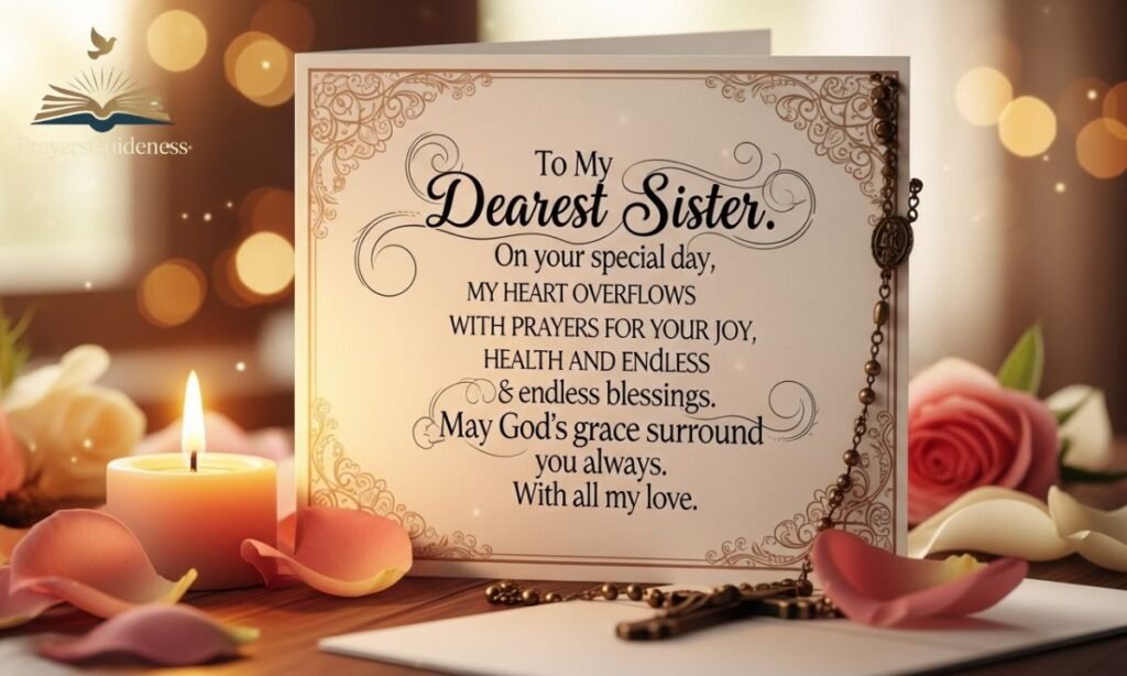 Heartfelt Birthday Prayers for My Sister