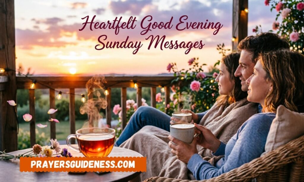 Heartfelt Good Evening Sunday Messages for Loved Ones