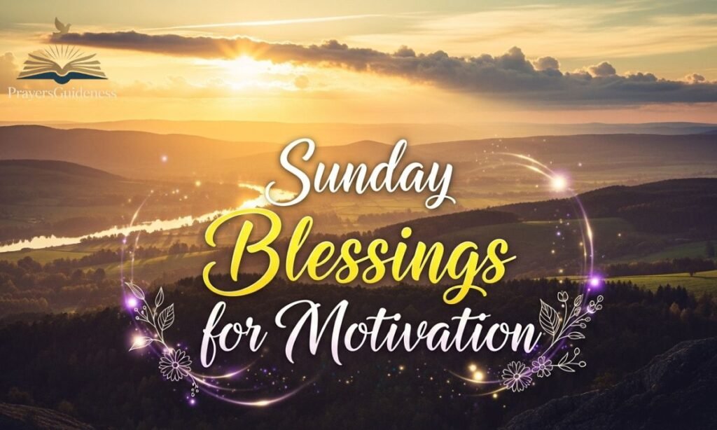 Inspirational Sunday Blessings for Motivation