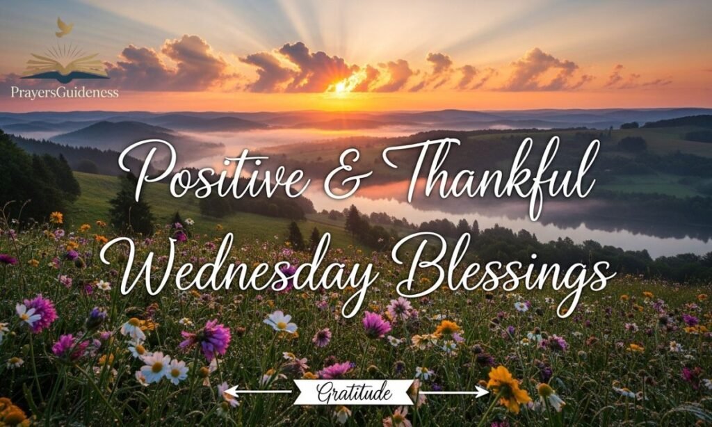 Positive & Thankful Wednesday Blessings to Boost Gratitude