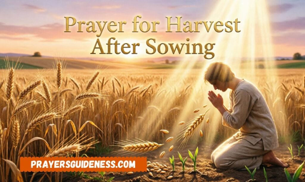 Prayer for Harvest After Sowing