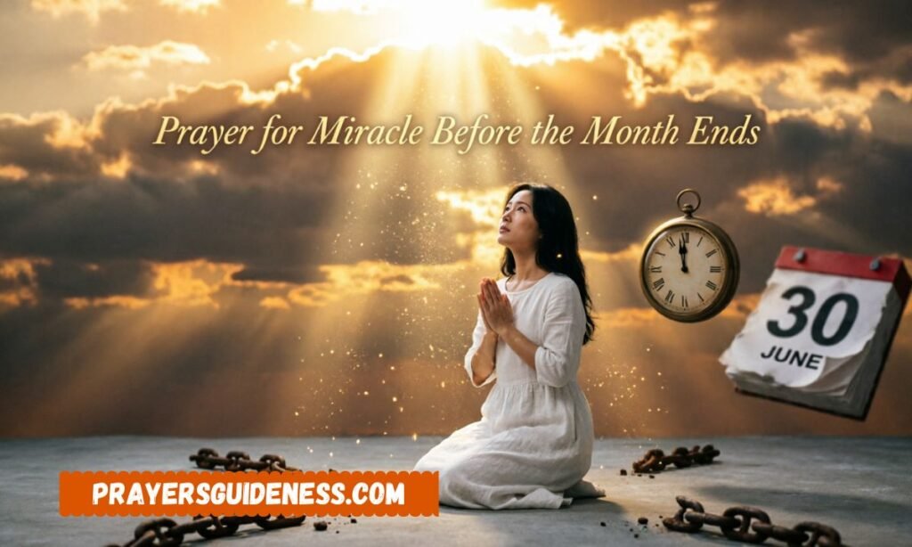 Prayer for Miracle Before the Month Ends