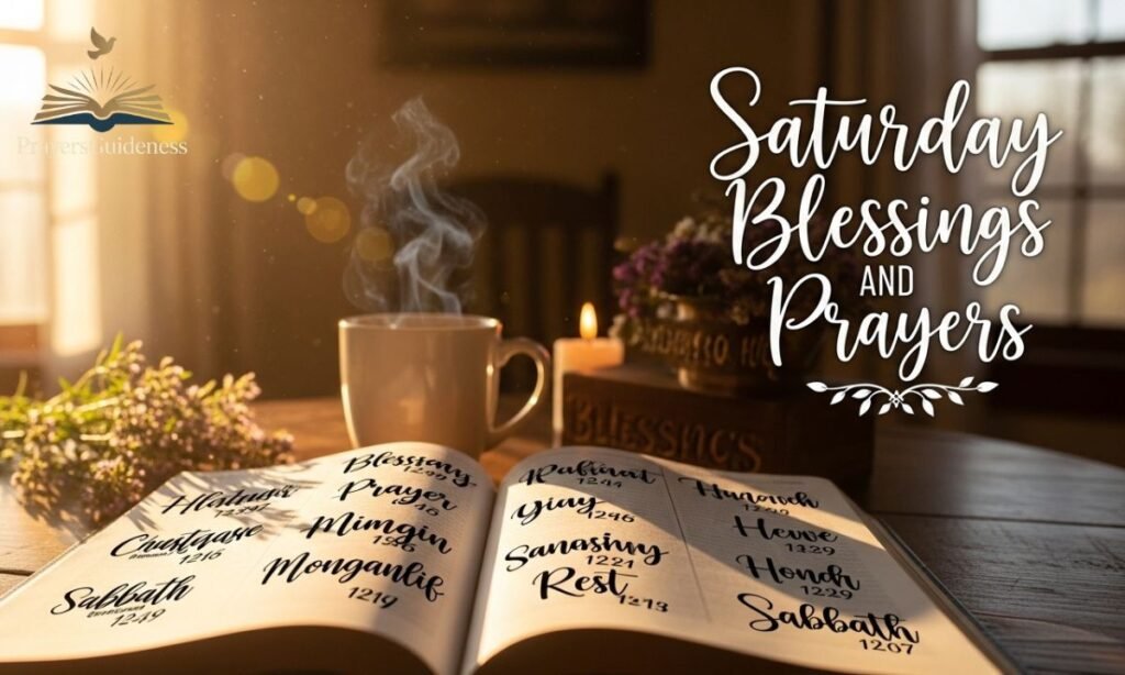 Saturday Blessings and Prayers Bible Verses