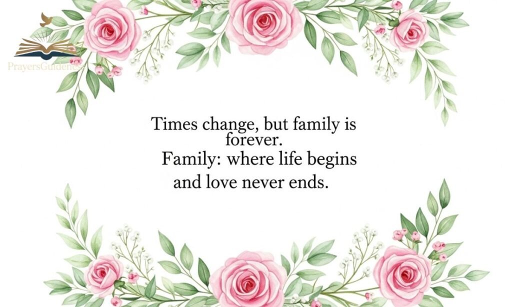 Short Blessed Family Quotes for Captions & Cards