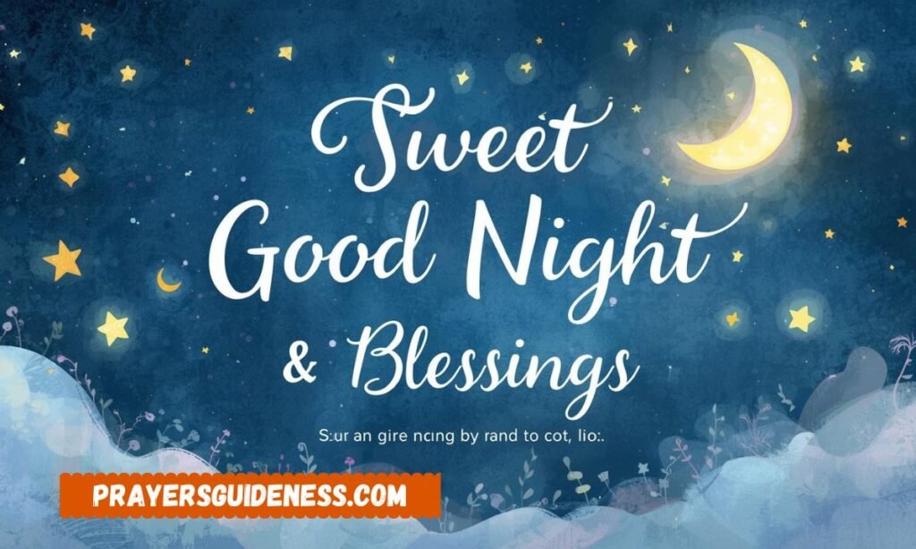 Sweet Good Night Wishes and Blessings