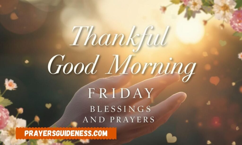 Thankful Good Morning Friday Blessings and Prayers