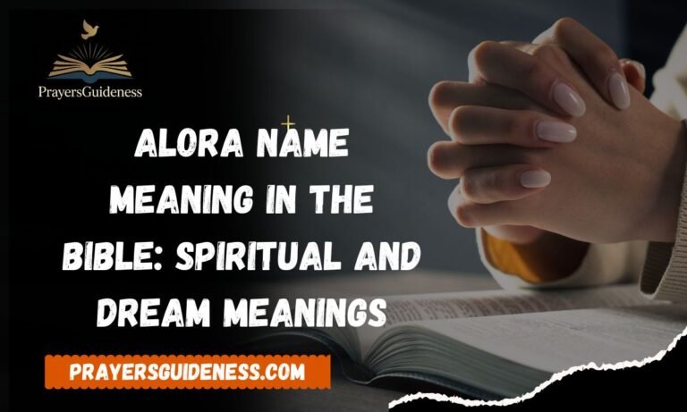 Alora Name Meaning in the Bible