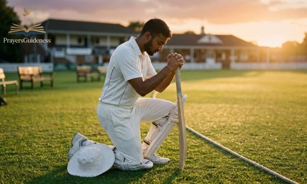 Athlete's Prayer for Cricket Matches