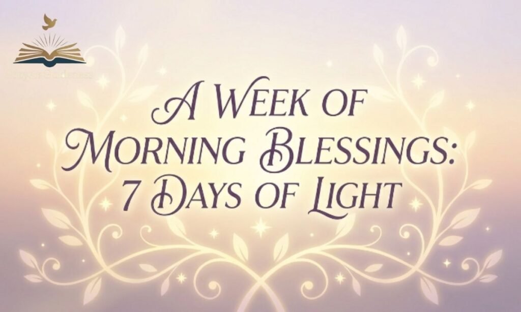 Best Good Morning Blessings for Every Day of the Week