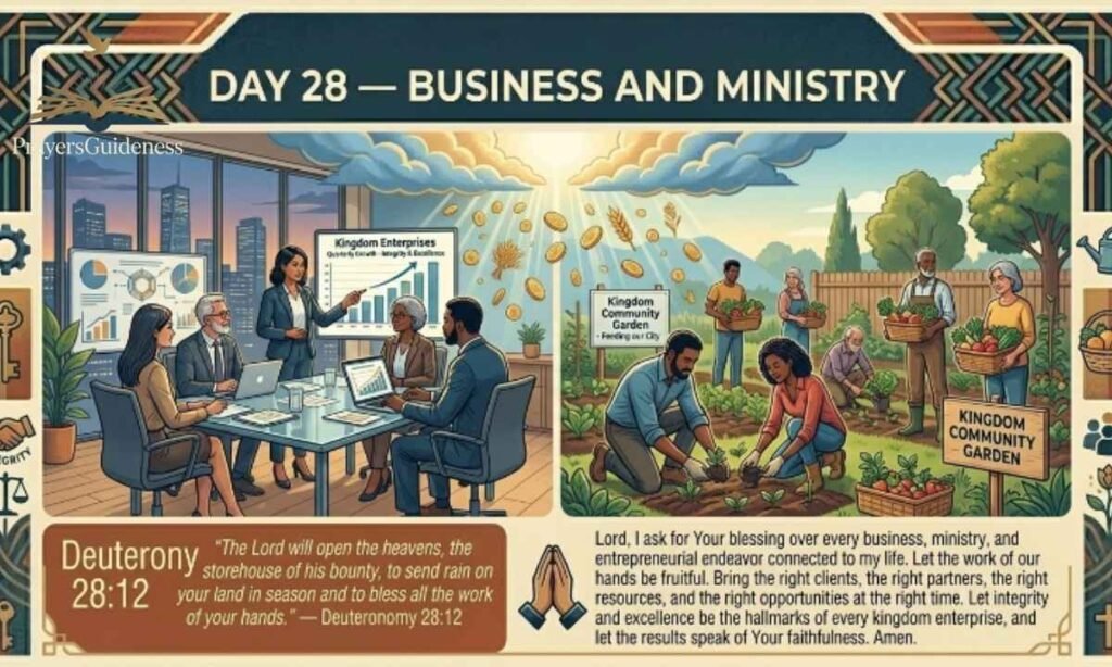 Day 28 — Business and Ministry