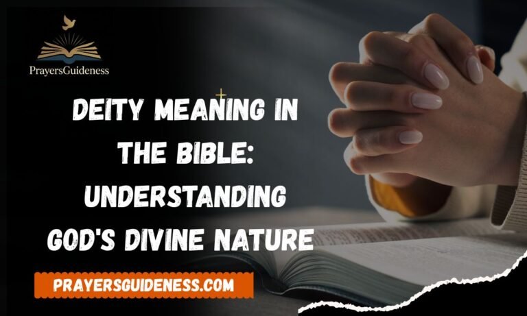 Deity Meaning in the Bible