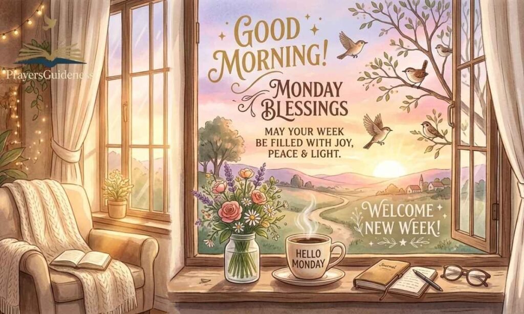 Good Morning Monday Blessings and Greetings