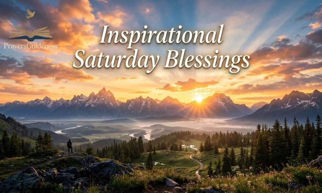 Inspirational Saturday Blessings