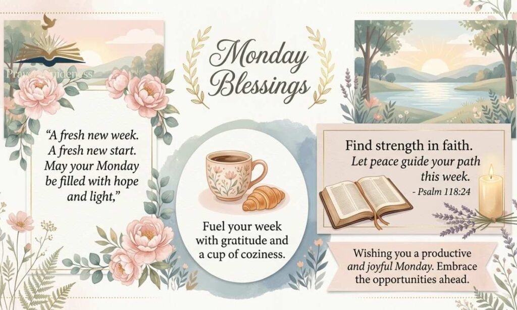 Monday Blessings Images and Quotes