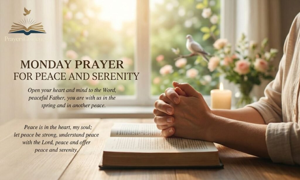 Monday Prayer for Peace and Serenity
