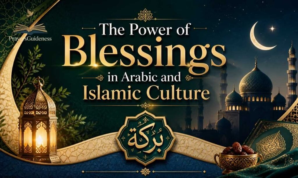 The Power of Blessings in Arabic and Islamic Culture