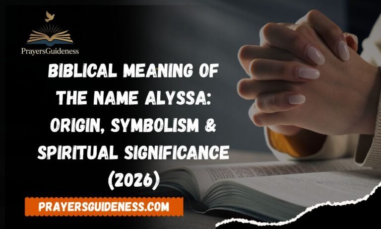 Biblical Meaning of the Name Alyssa