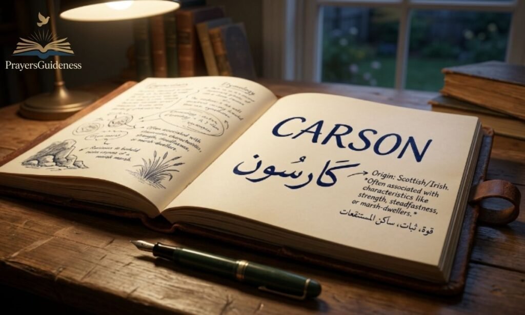 Carson Meaning in Arabic