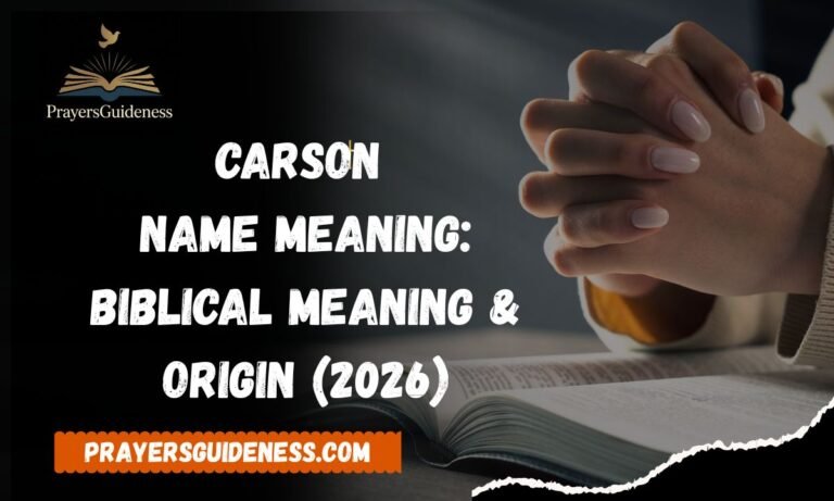 Carson Name Meaning