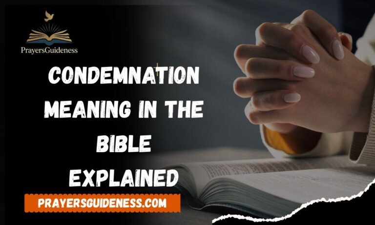 Condemnation Meaning in the Bible