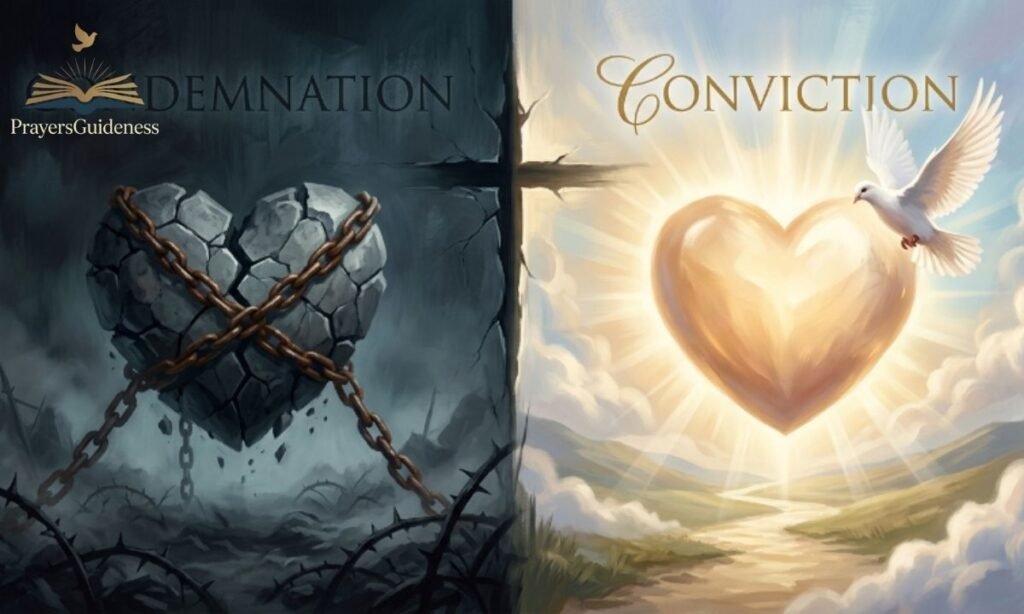 Condemnation vs Conviction in the Bible