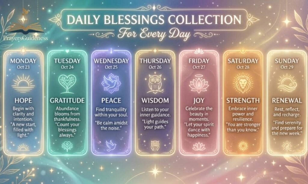Daily Blessings Collection for Every Day