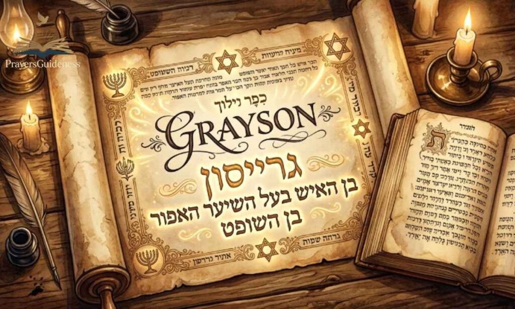 Grayson Name Meaning in Hebrew