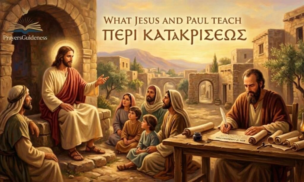 Jesus and Paul Teach About Condemnation