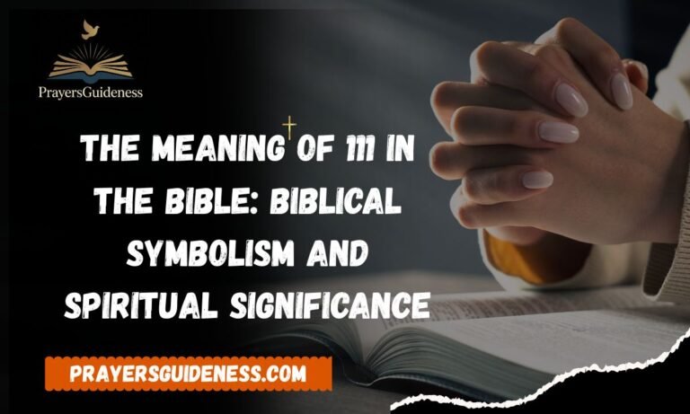 The Meaning of 111 in the Bible