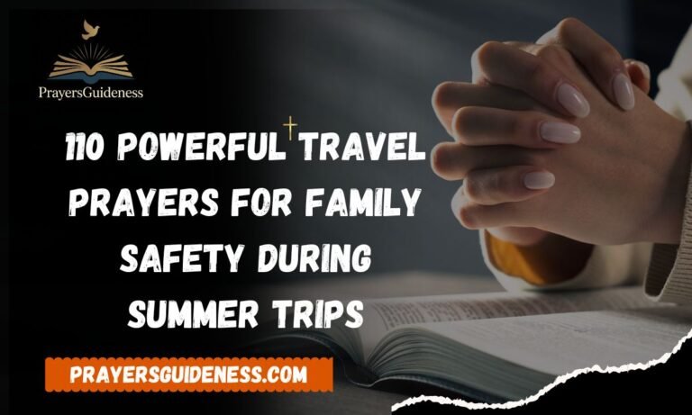 Travel Prayers for Family Safety