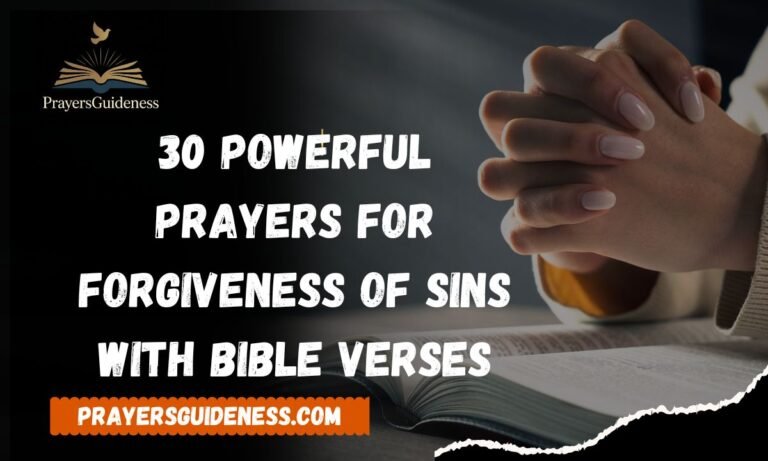 Prayers for Forgiveness of Sins