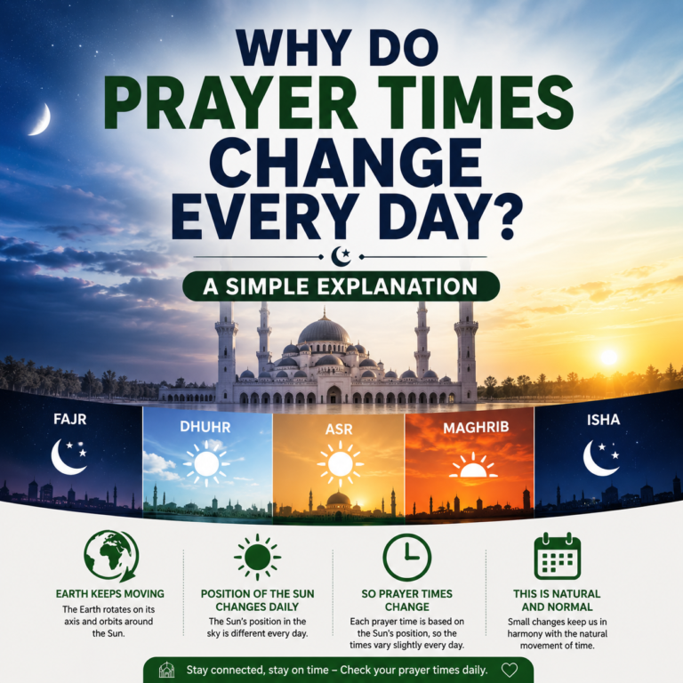 prayer times change